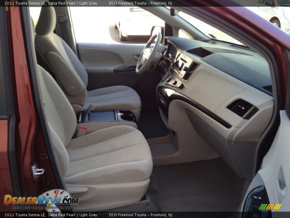 2011 Toyota Sienna LE Salsa Red Pearl / Light Gray Photo #27