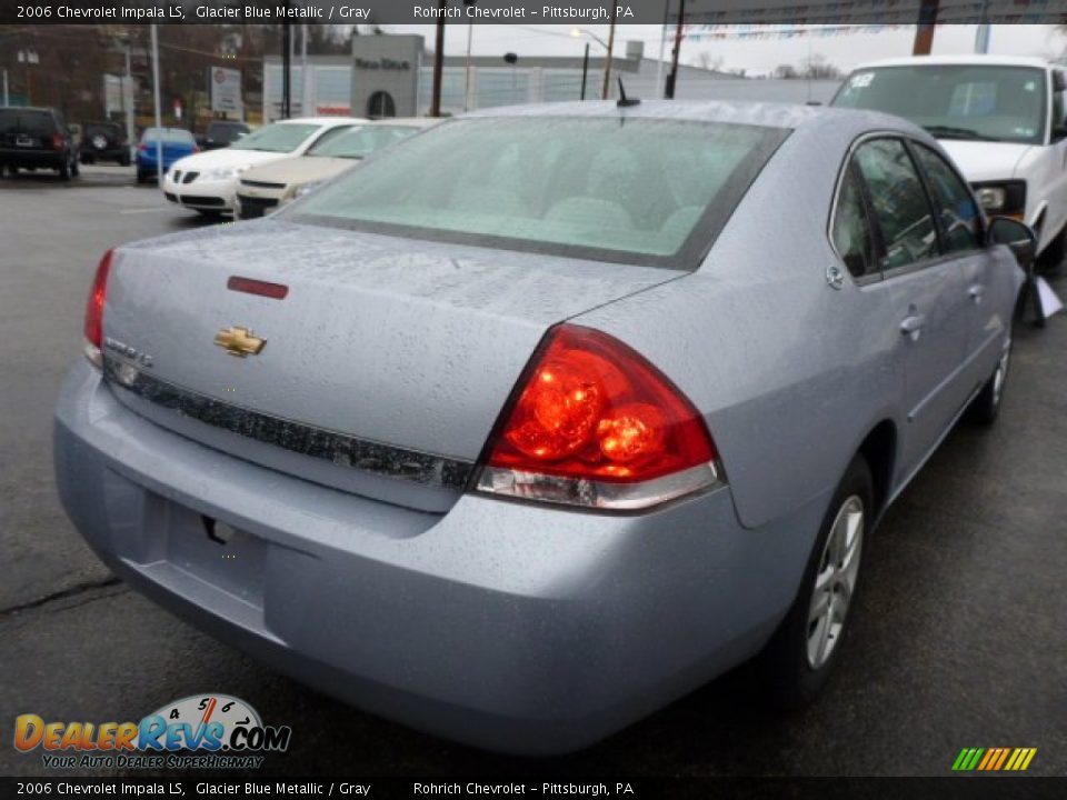 2006 Chevrolet Impala LS Glacier Blue Metallic / Gray Photo #10
