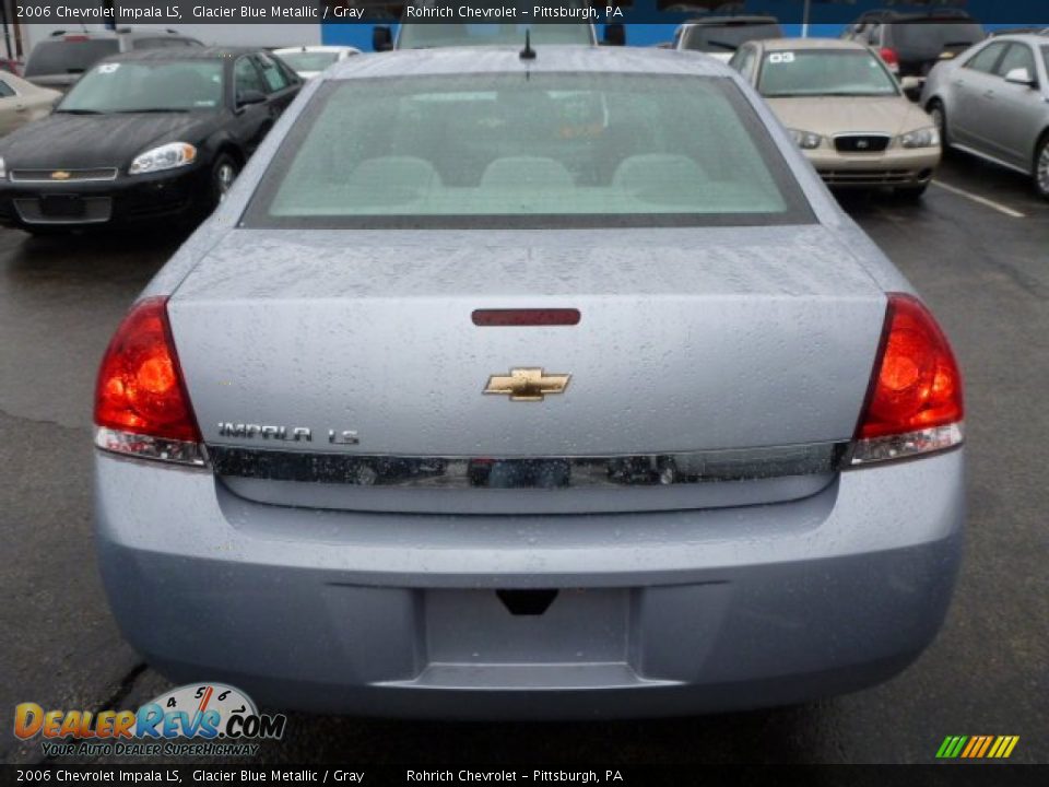 2006 Chevrolet Impala LS Glacier Blue Metallic / Gray Photo #11