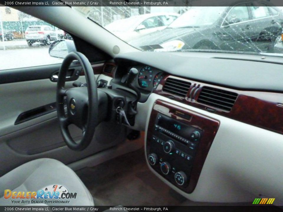 2006 Chevrolet Impala LS Glacier Blue Metallic / Gray Photo #13