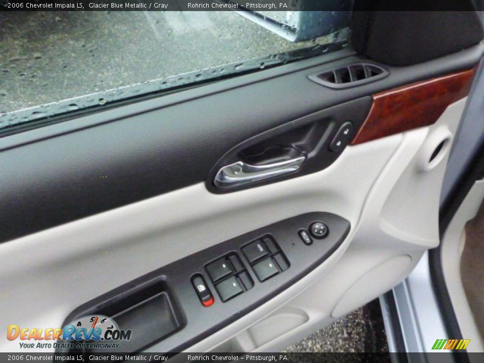 2006 Chevrolet Impala LS Glacier Blue Metallic / Gray Photo #16