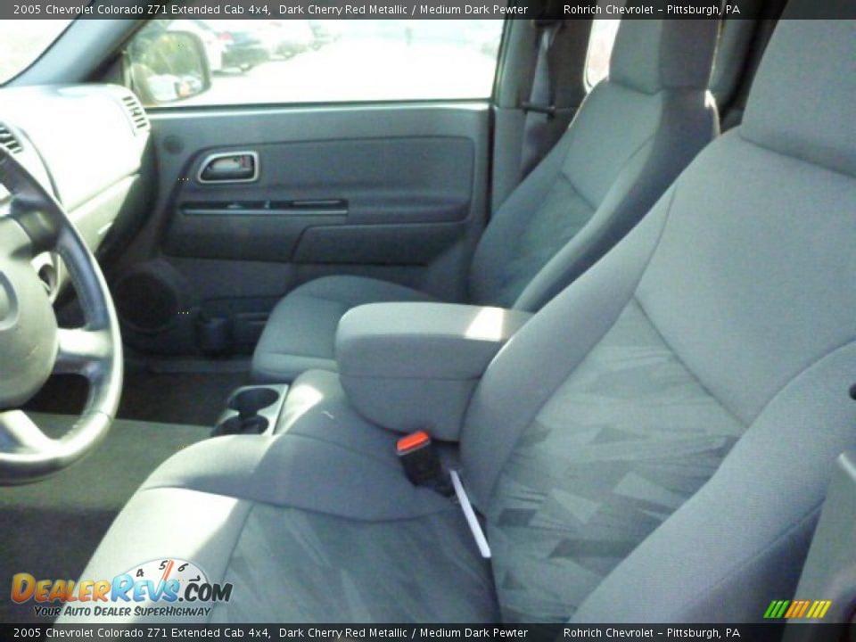 2005 Chevrolet Colorado Z71 Extended Cab 4x4 Dark Cherry Red Metallic / Medium Dark Pewter Photo #4