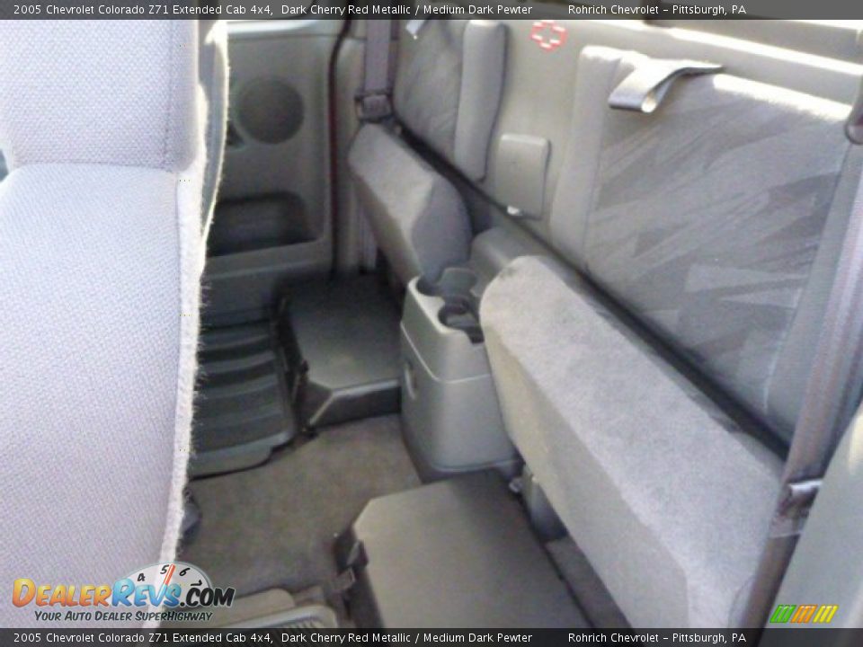2005 Chevrolet Colorado Z71 Extended Cab 4x4 Dark Cherry Red Metallic / Medium Dark Pewter Photo #5