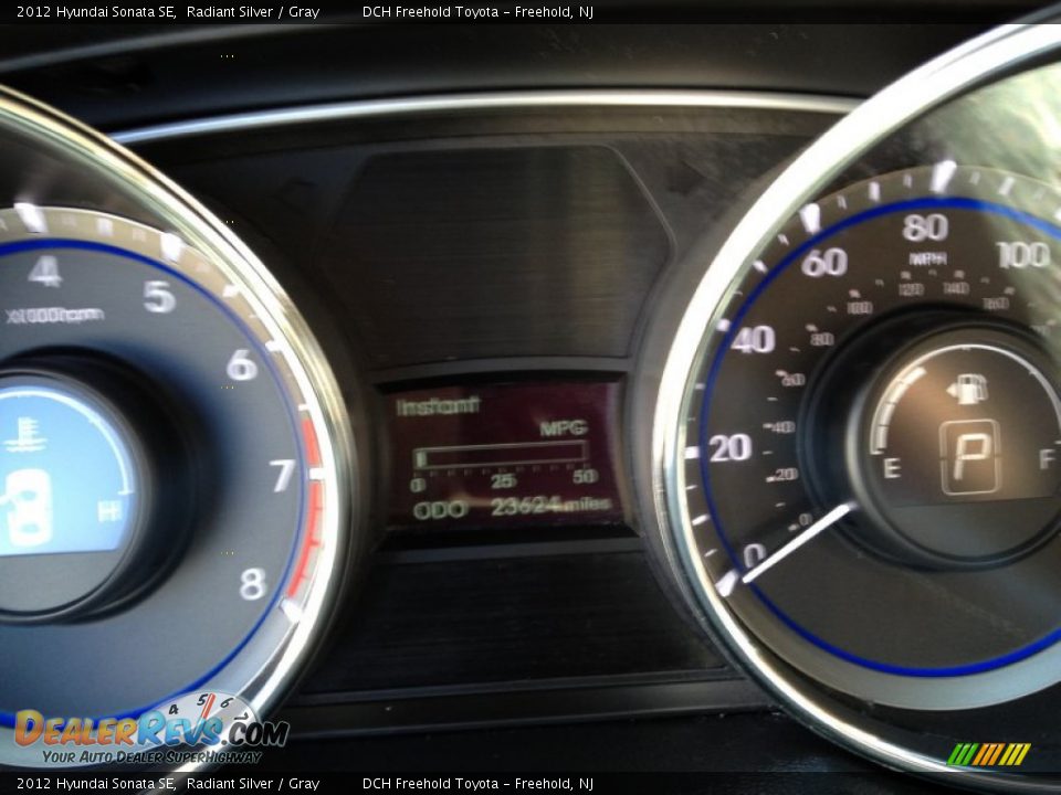 2012 Hyundai Sonata SE Radiant Silver / Gray Photo #25
