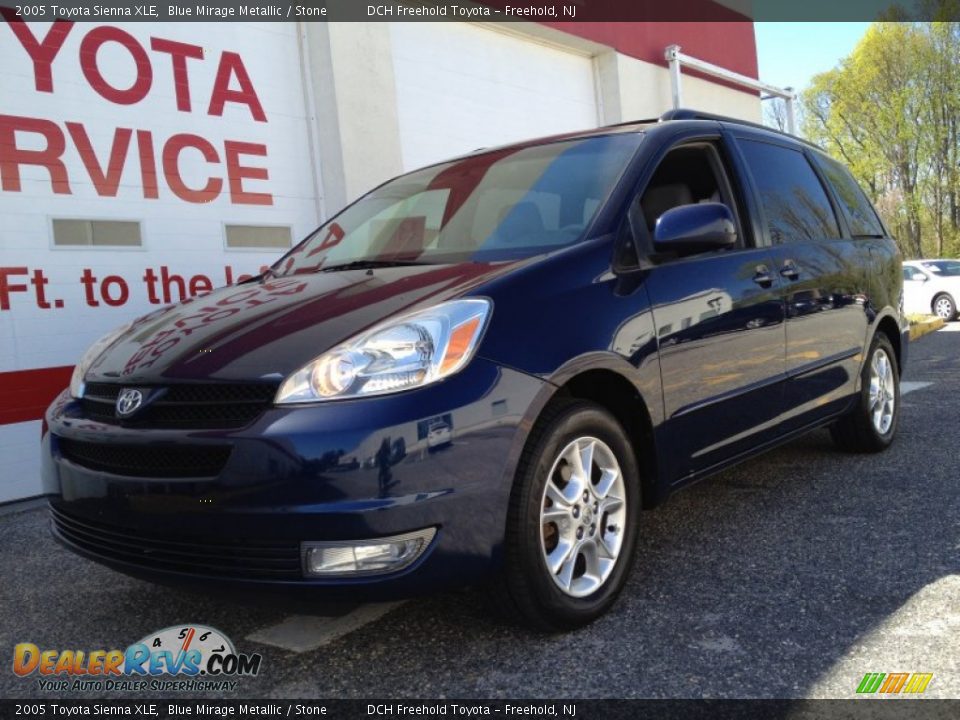 2005 Toyota Sienna XLE Blue Mirage Metallic / Stone Photo #1