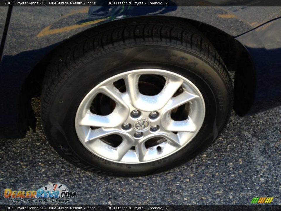 2005 Toyota Sienna XLE Blue Mirage Metallic / Stone Photo #7
