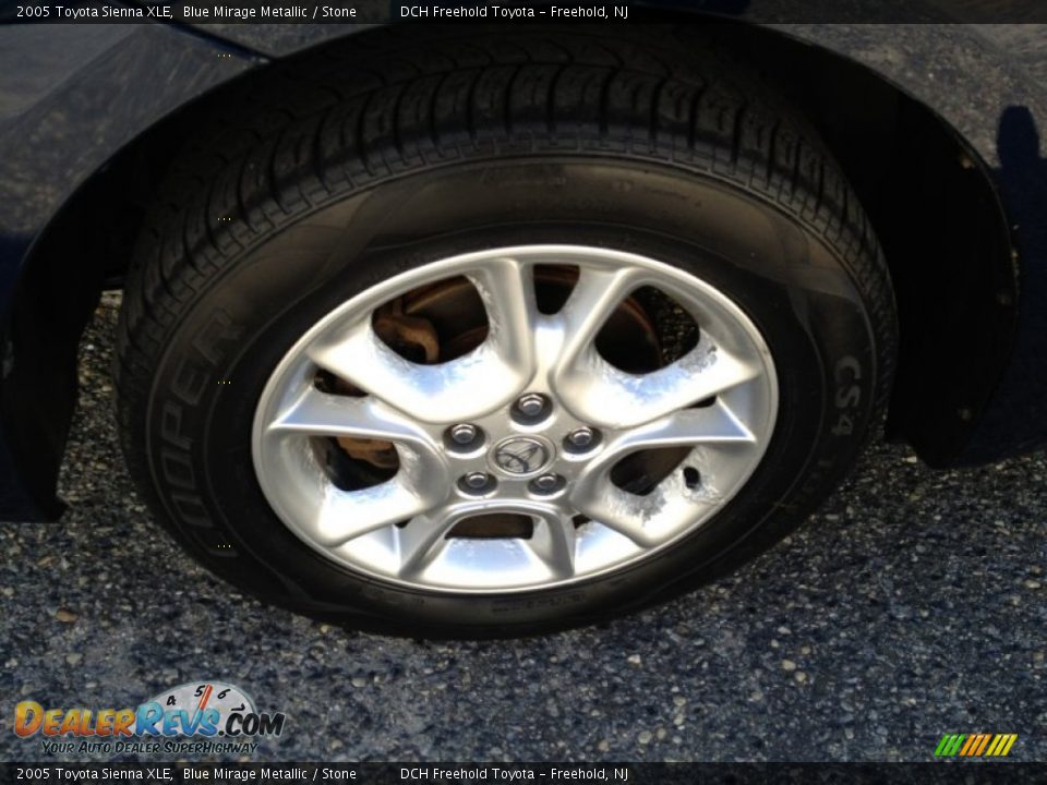 2005 Toyota Sienna XLE Blue Mirage Metallic / Stone Photo #8