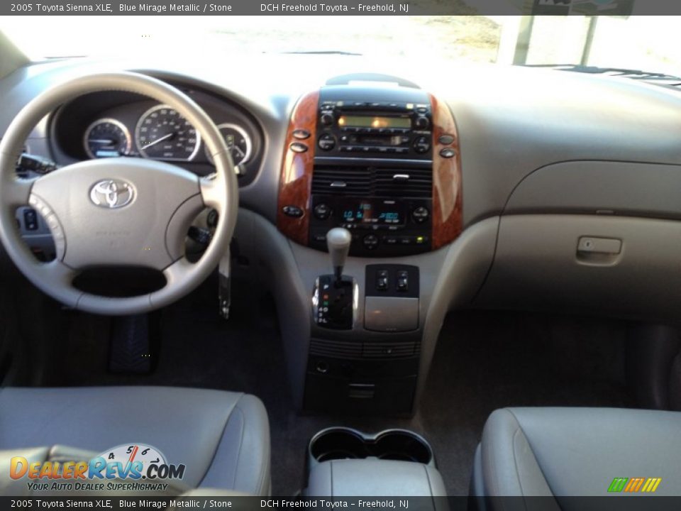 2005 Toyota Sienna XLE Blue Mirage Metallic / Stone Photo #12