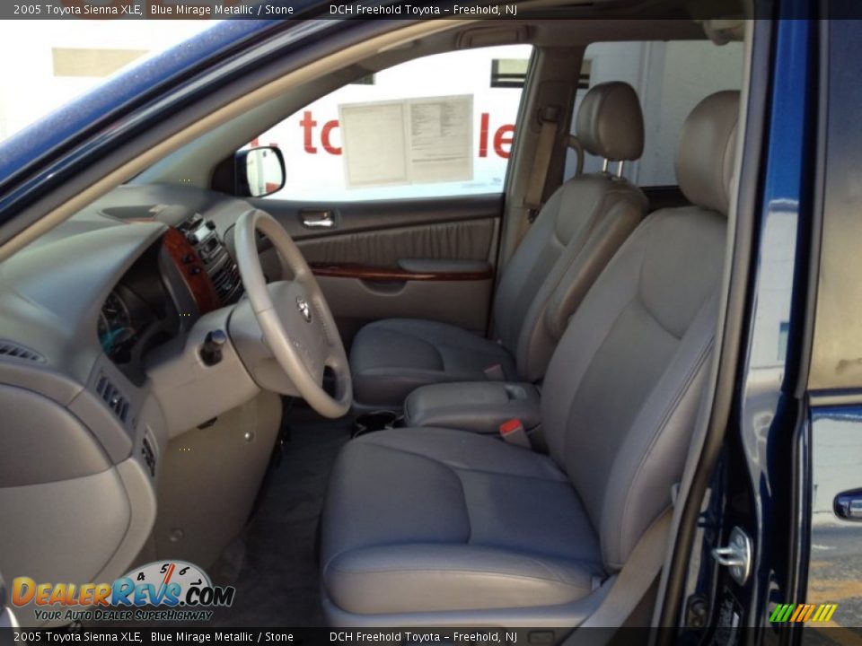 2005 Toyota Sienna XLE Blue Mirage Metallic / Stone Photo #15