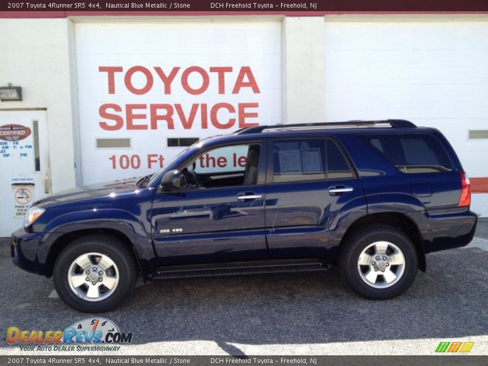 2007 Toyota 4Runner SR5 4x4 Nautical Blue Metallic / Stone Photo #3