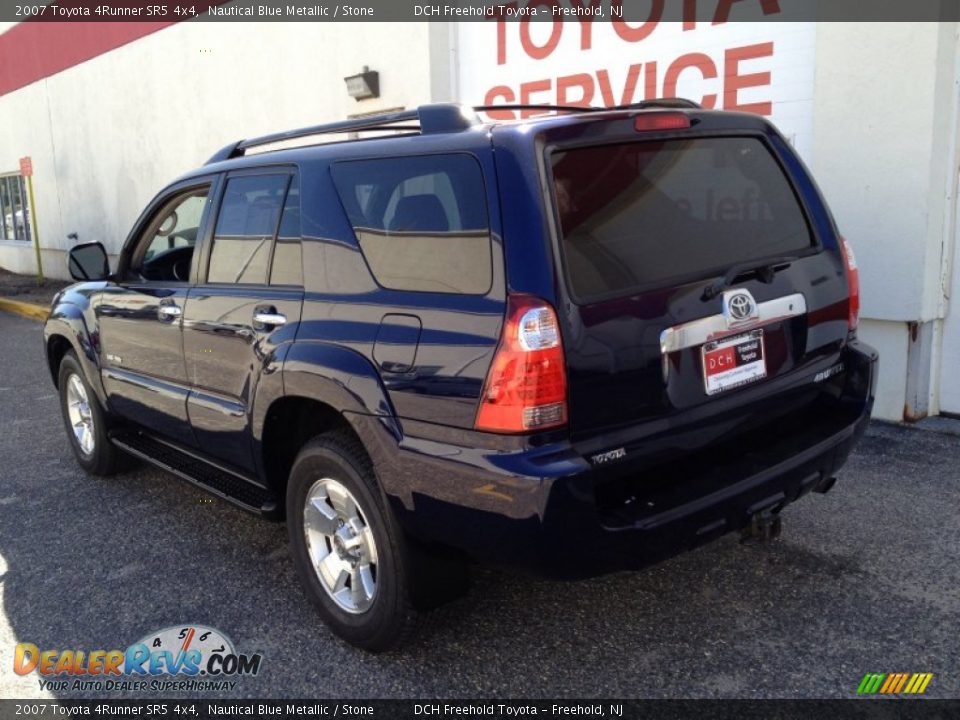2007 Toyota 4Runner SR5 4x4 Nautical Blue Metallic / Stone Photo #4