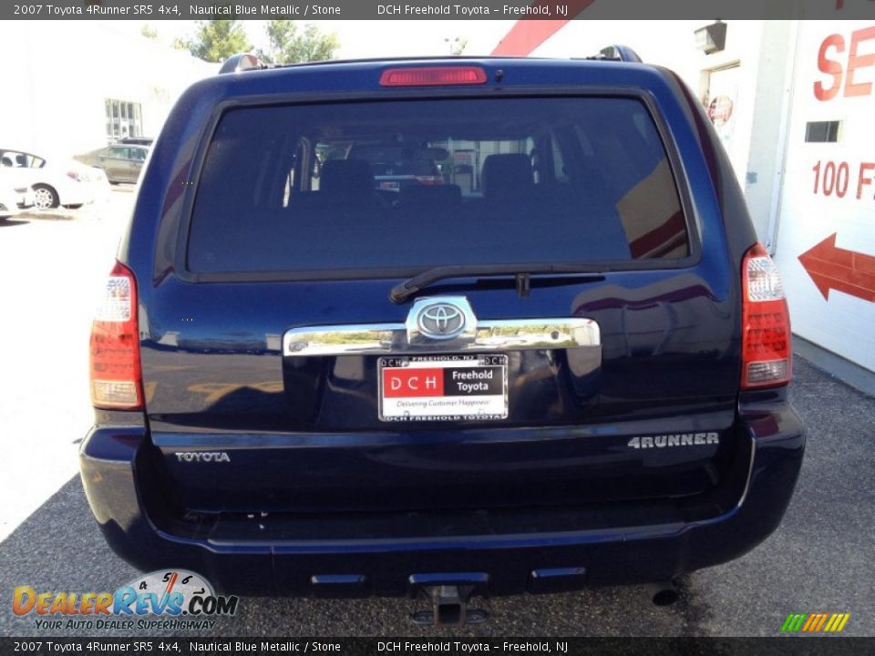 2007 Toyota 4Runner SR5 4x4 Nautical Blue Metallic / Stone Photo #5