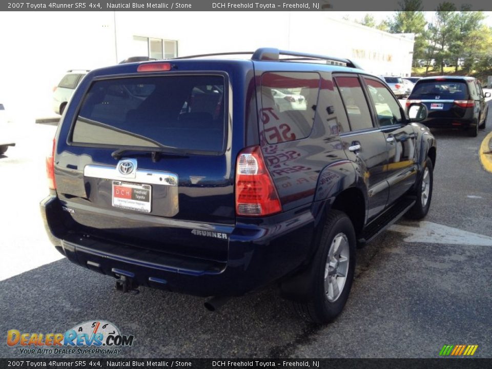 2007 Toyota 4Runner SR5 4x4 Nautical Blue Metallic / Stone Photo #6