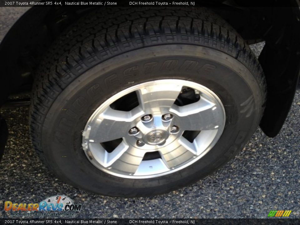 2007 Toyota 4Runner SR5 4x4 Nautical Blue Metallic / Stone Photo #7