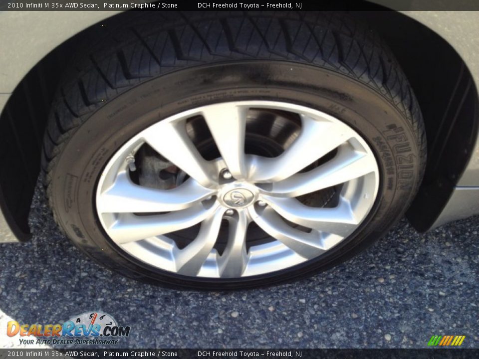 2010 Infiniti M 35x AWD Sedan Platinum Graphite / Stone Photo #8