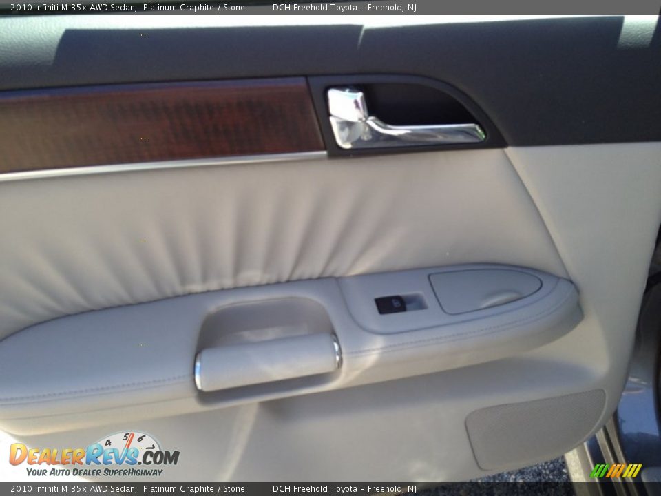 2010 Infiniti M 35x AWD Sedan Platinum Graphite / Stone Photo #9
