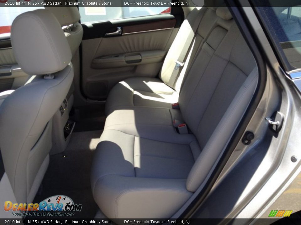 2010 Infiniti M 35x AWD Sedan Platinum Graphite / Stone Photo #10