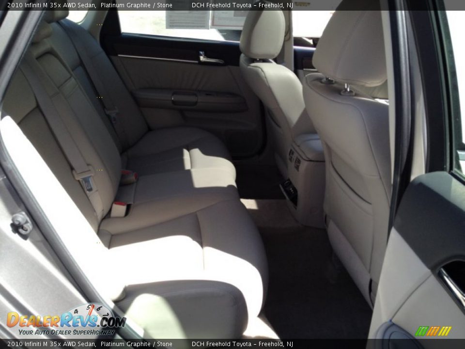 2010 Infiniti M 35x AWD Sedan Platinum Graphite / Stone Photo #27
