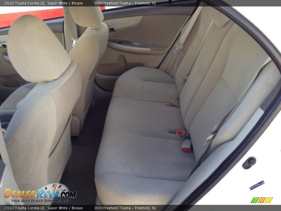 2010 Toyota Corolla LE Super White / Bisque Photo #10