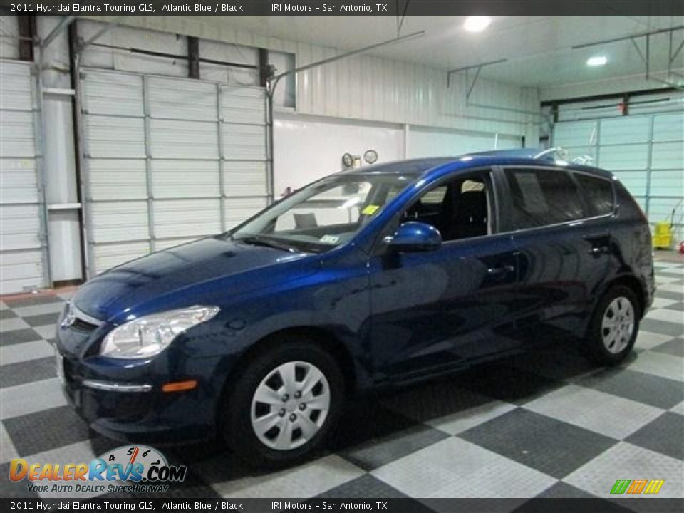 2011 Hyundai Elantra Touring GLS Atlantic Blue / Black Photo #4