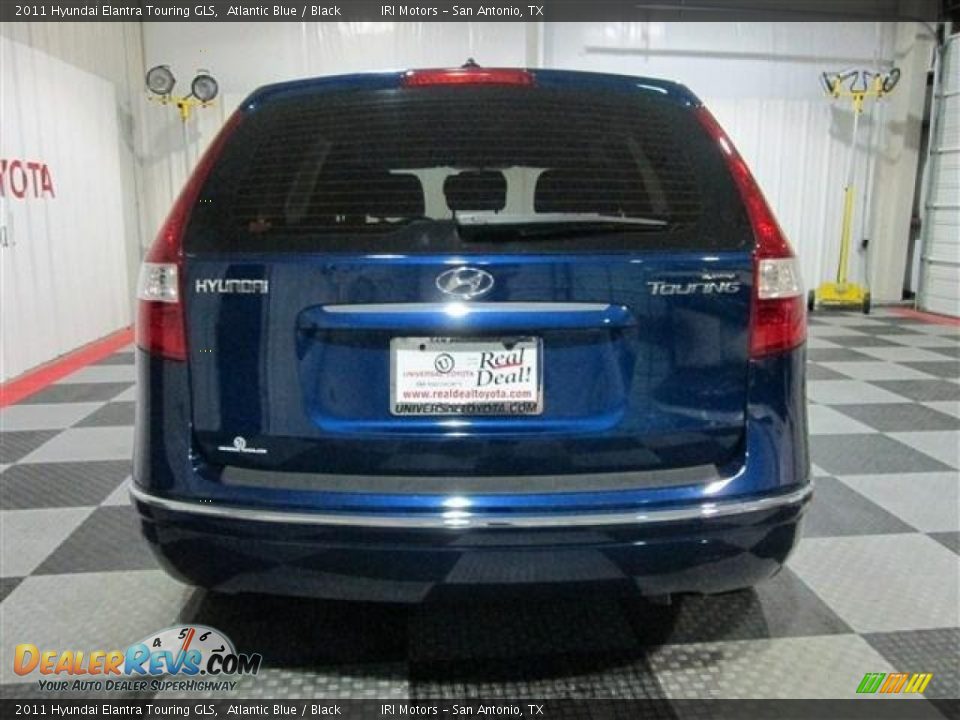 2011 Hyundai Elantra Touring GLS Atlantic Blue / Black Photo #6