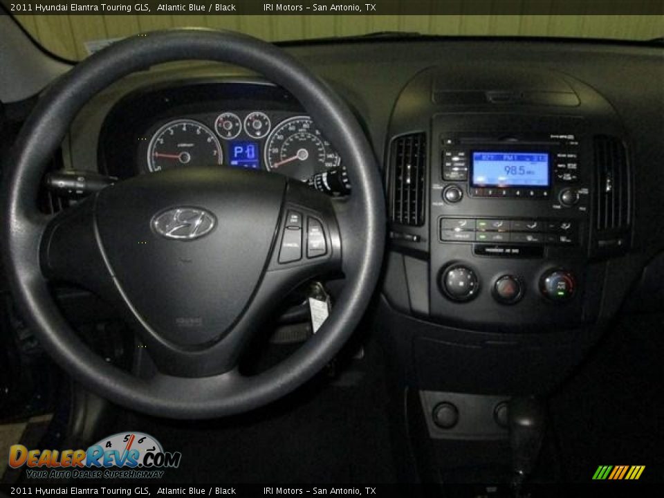 2011 Hyundai Elantra Touring GLS Atlantic Blue / Black Photo #13