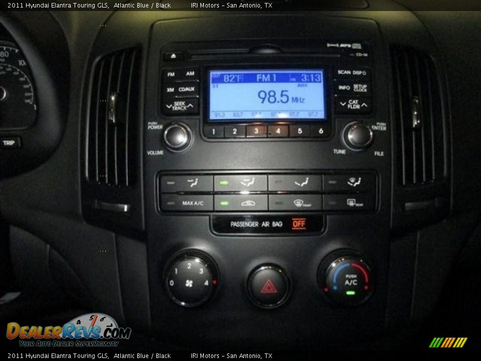 2011 Hyundai Elantra Touring GLS Atlantic Blue / Black Photo #14