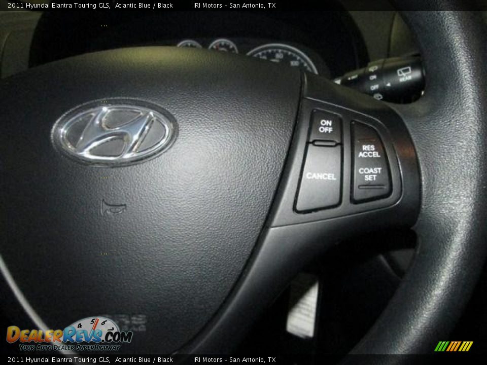 2011 Hyundai Elantra Touring GLS Atlantic Blue / Black Photo #15