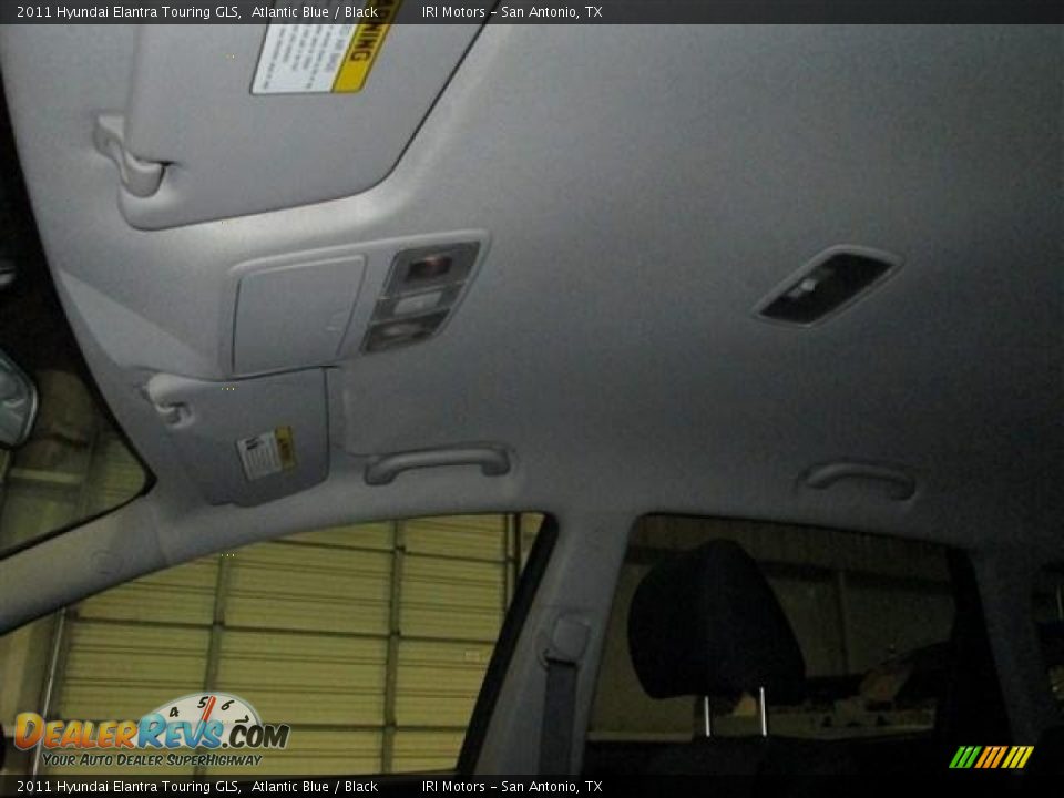 2011 Hyundai Elantra Touring GLS Atlantic Blue / Black Photo #16