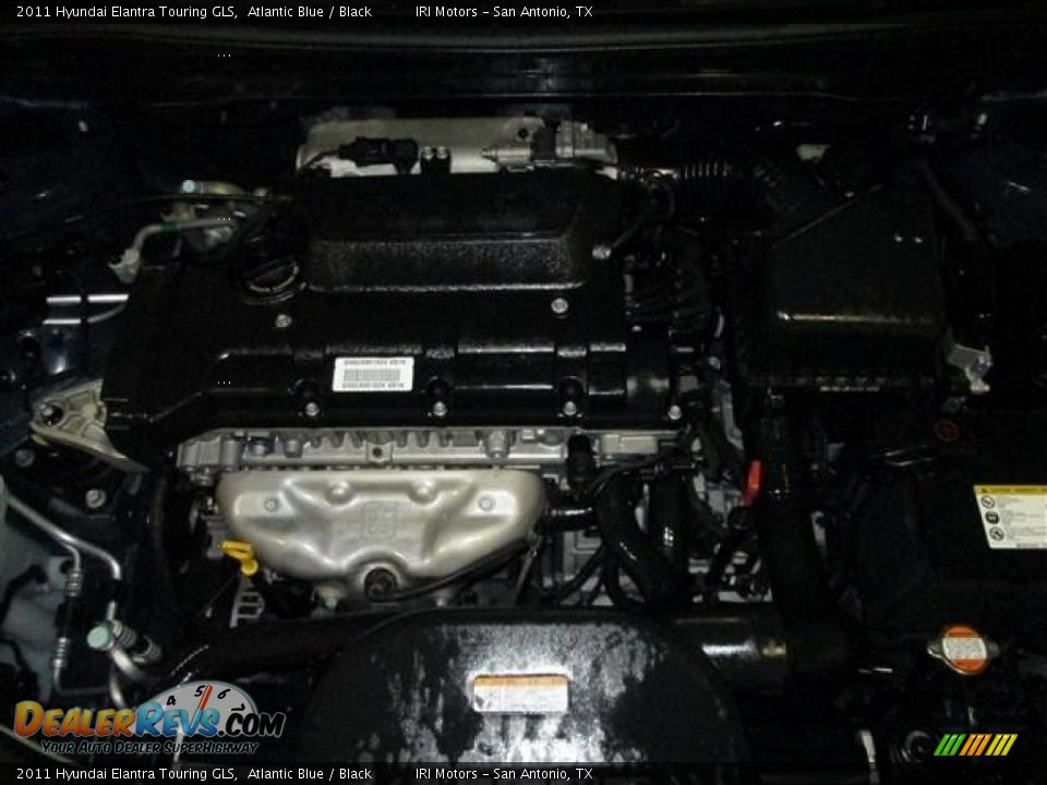 2011 Hyundai Elantra Touring GLS Atlantic Blue / Black Photo #22