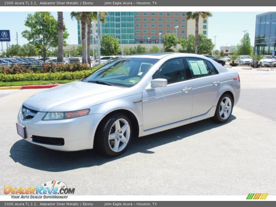 2006 Acura TL 3.2 Alabaster Silver Metallic / Ebony Photo #2