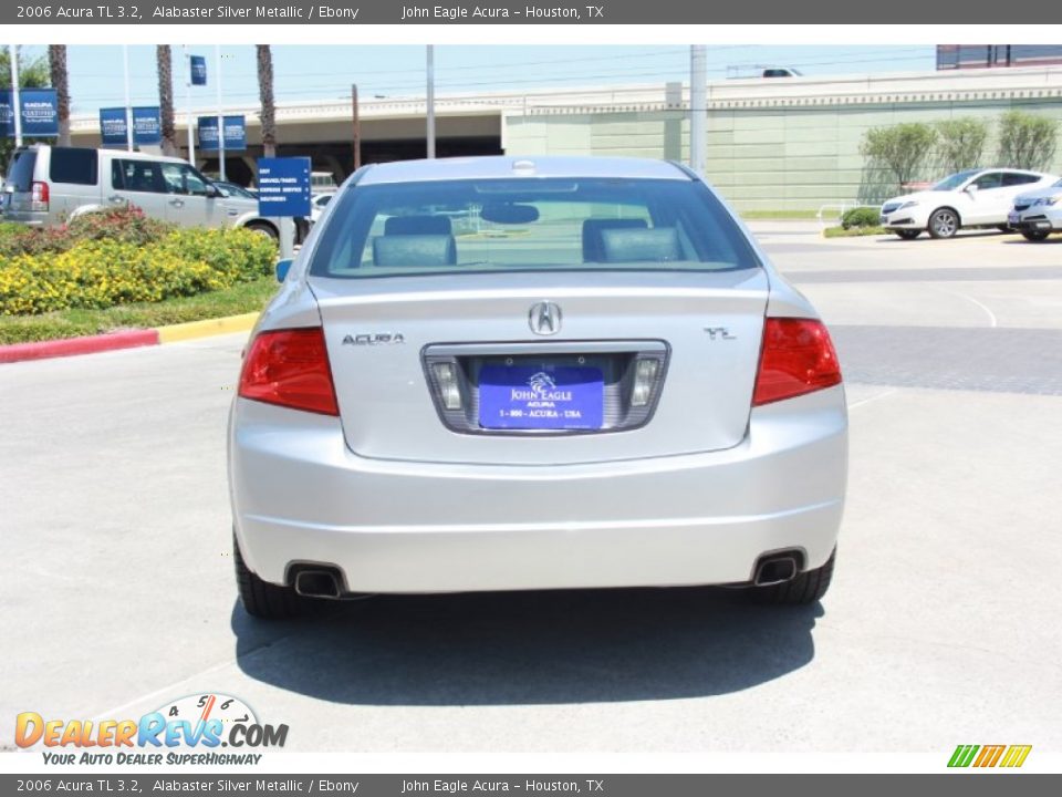 2006 Acura TL 3.2 Alabaster Silver Metallic / Ebony Photo #4
