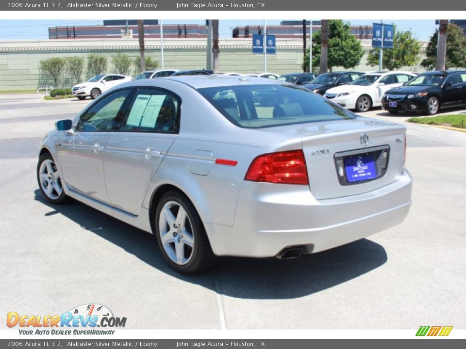 2006 Acura TL 3.2 Alabaster Silver Metallic / Ebony Photo #6