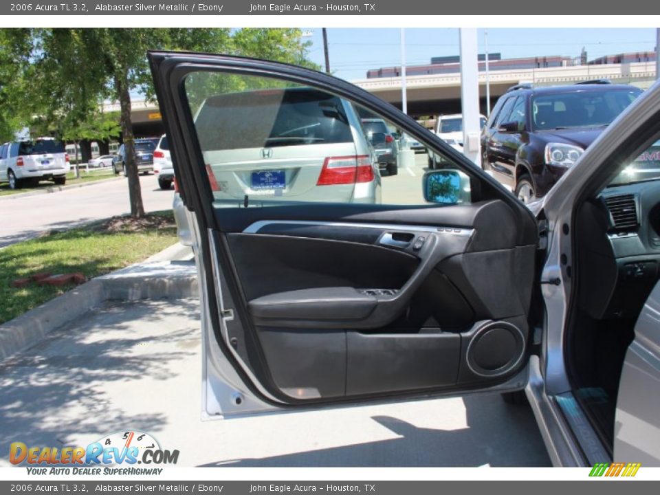 2006 Acura TL 3.2 Alabaster Silver Metallic / Ebony Photo #9
