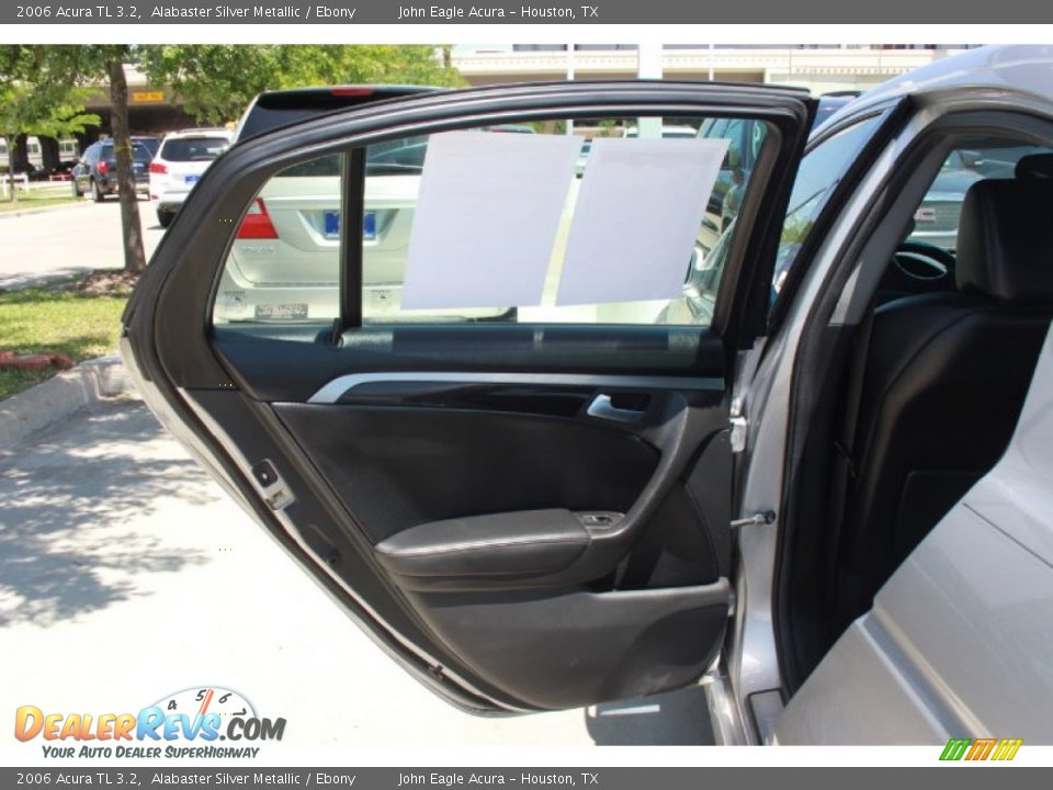 2006 Acura TL 3.2 Alabaster Silver Metallic / Ebony Photo #11
