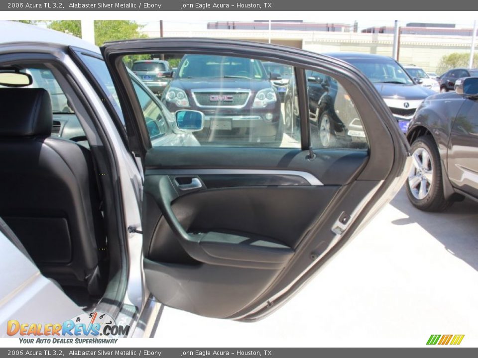 2006 Acura TL 3.2 Alabaster Silver Metallic / Ebony Photo #13