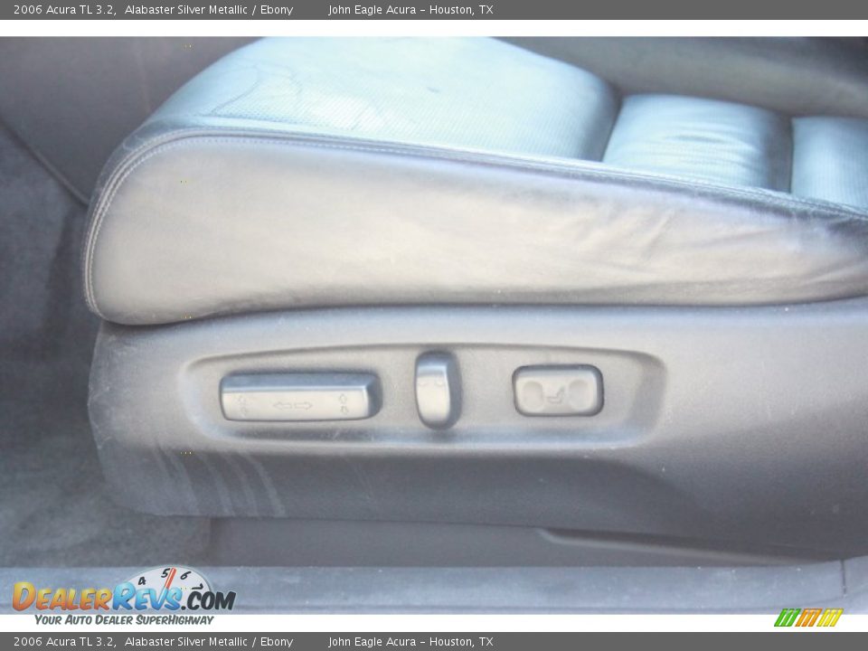 2006 Acura TL 3.2 Alabaster Silver Metallic / Ebony Photo #18