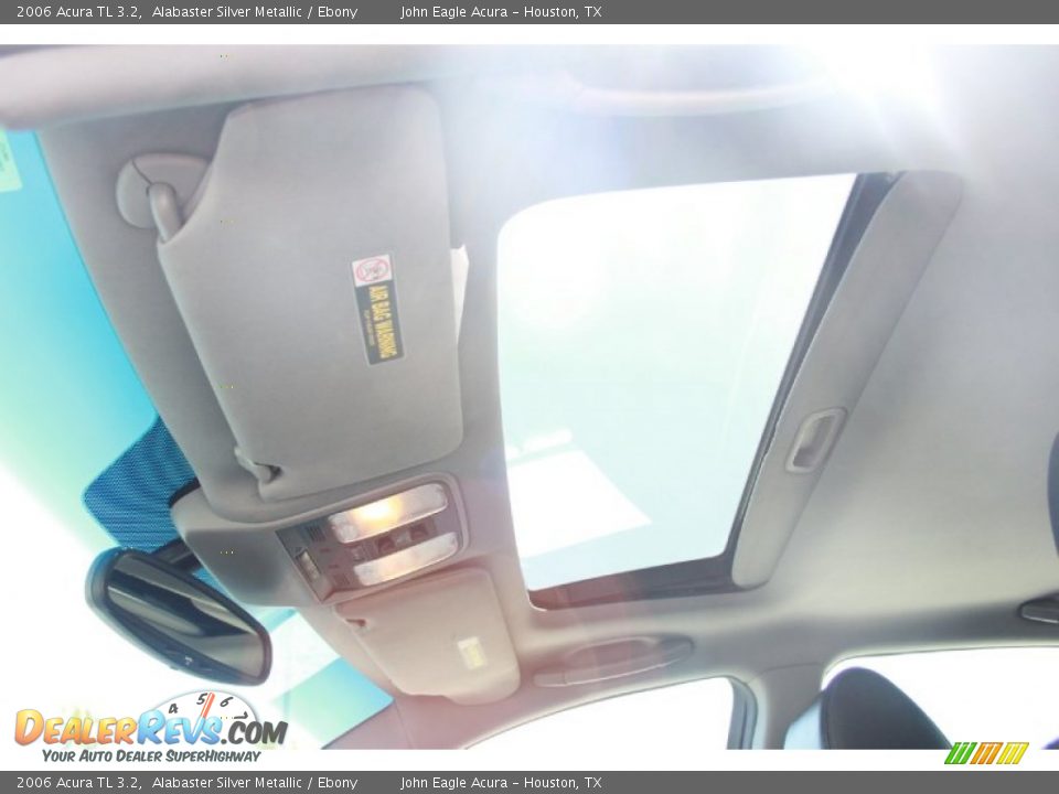 2006 Acura TL 3.2 Alabaster Silver Metallic / Ebony Photo #19