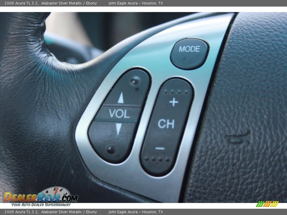 2006 Acura TL 3.2 Alabaster Silver Metallic / Ebony Photo #26
