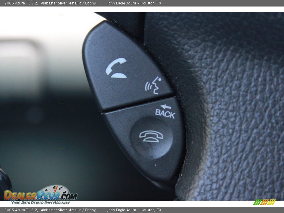 2006 Acura TL 3.2 Alabaster Silver Metallic / Ebony Photo #27