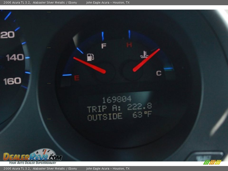 2006 Acura TL 3.2 Alabaster Silver Metallic / Ebony Photo #29