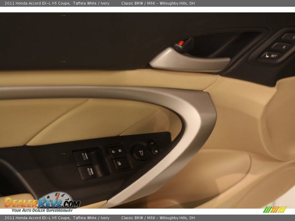 2011 Honda Accord EX-L V6 Coupe Taffeta White / Ivory Photo #5