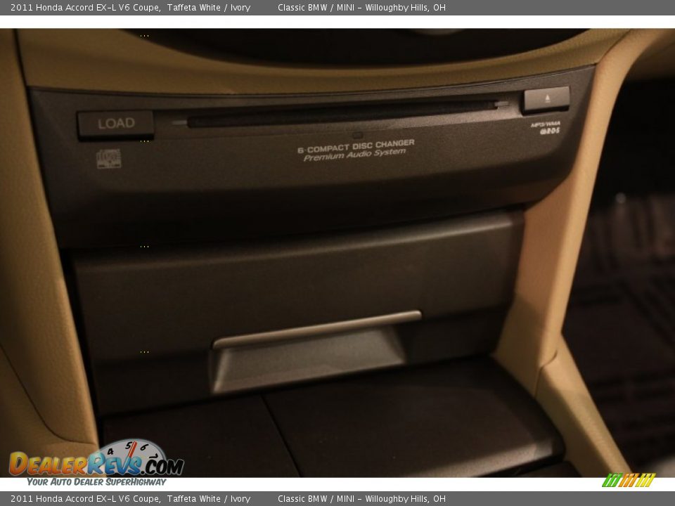 2011 Honda Accord EX-L V6 Coupe Taffeta White / Ivory Photo #13