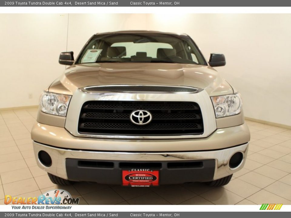 2009 Toyota Tundra Double Cab 4x4 Desert Sand Mica / Sand Photo #2