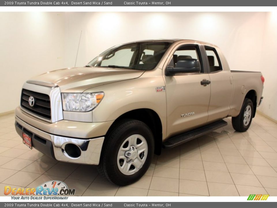 2009 Toyota Tundra Double Cab 4x4 Desert Sand Mica / Sand Photo #3
