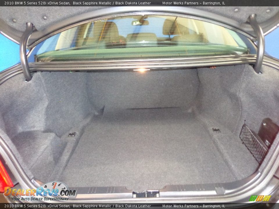 2010 BMW 5 Series 528i xDrive Sedan Black Sapphire Metallic / Black Dakota Leather Photo #26