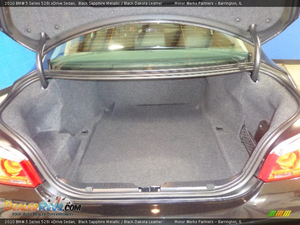 2010 BMW 5 Series 528i xDrive Sedan Black Sapphire Metallic / Black Dakota Leather Photo #27
