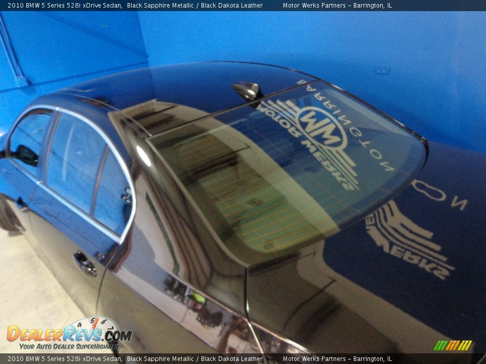 2010 BMW 5 Series 528i xDrive Sedan Black Sapphire Metallic / Black Dakota Leather Photo #34