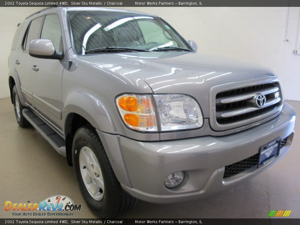 2002 Toyota Sequoia Limited 4WD Silver Sky Metallic / Charcoal Photo #1