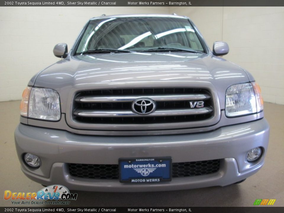 2002 Toyota Sequoia Limited 4WD Silver Sky Metallic / Charcoal Photo #2